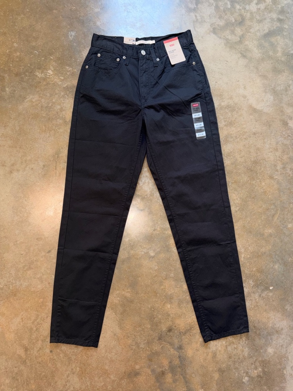 Levi's 80s Mom Jean Black High Rise Y2K - Size 27